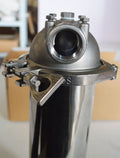 304 Stainless Steel 10KG Pressure Water Filter Housing for 10’’L Cartridges, 3/4in NPT with Bracket Wrench Pin P644984
