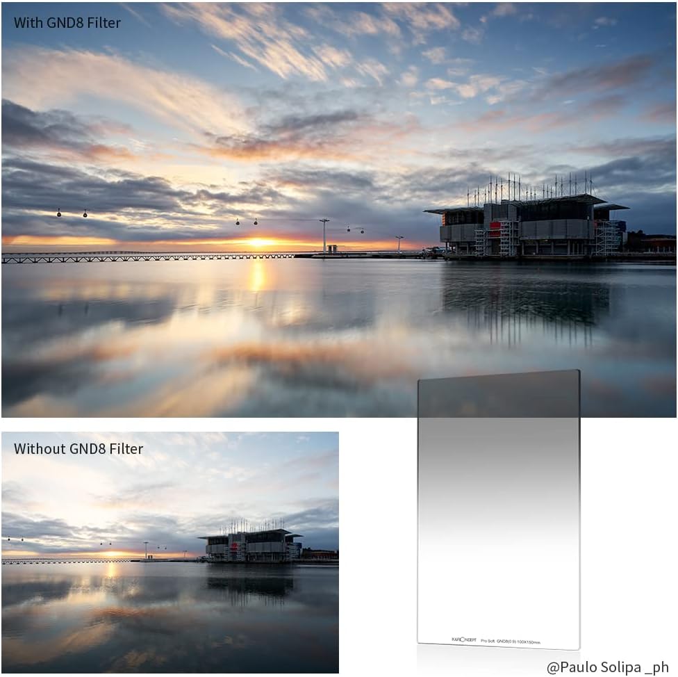 100mm Square ND1000 Filter Kit with Metal Filter Holder and 8 Adapter Rings R992