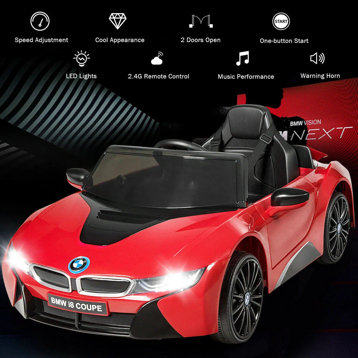 Red Kids Ride on Car C9779