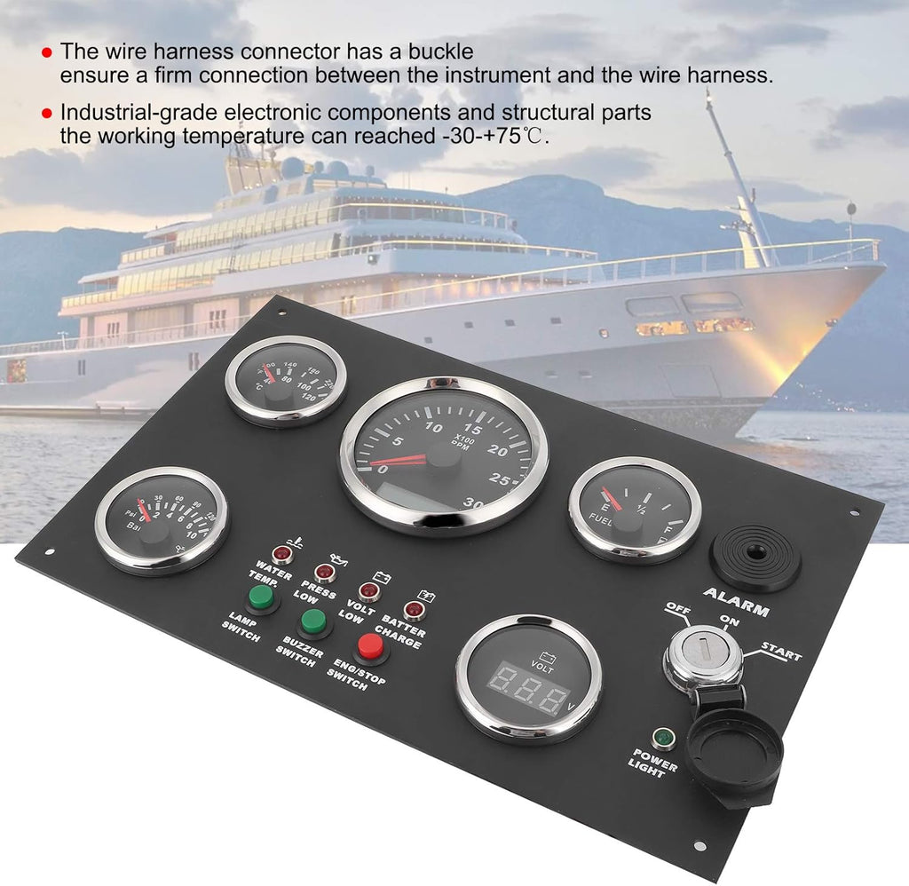52mm/82mm Waterproof Triple Gauge Kit B210