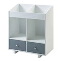 White/Grey 2 Section Storage Stand E676833
