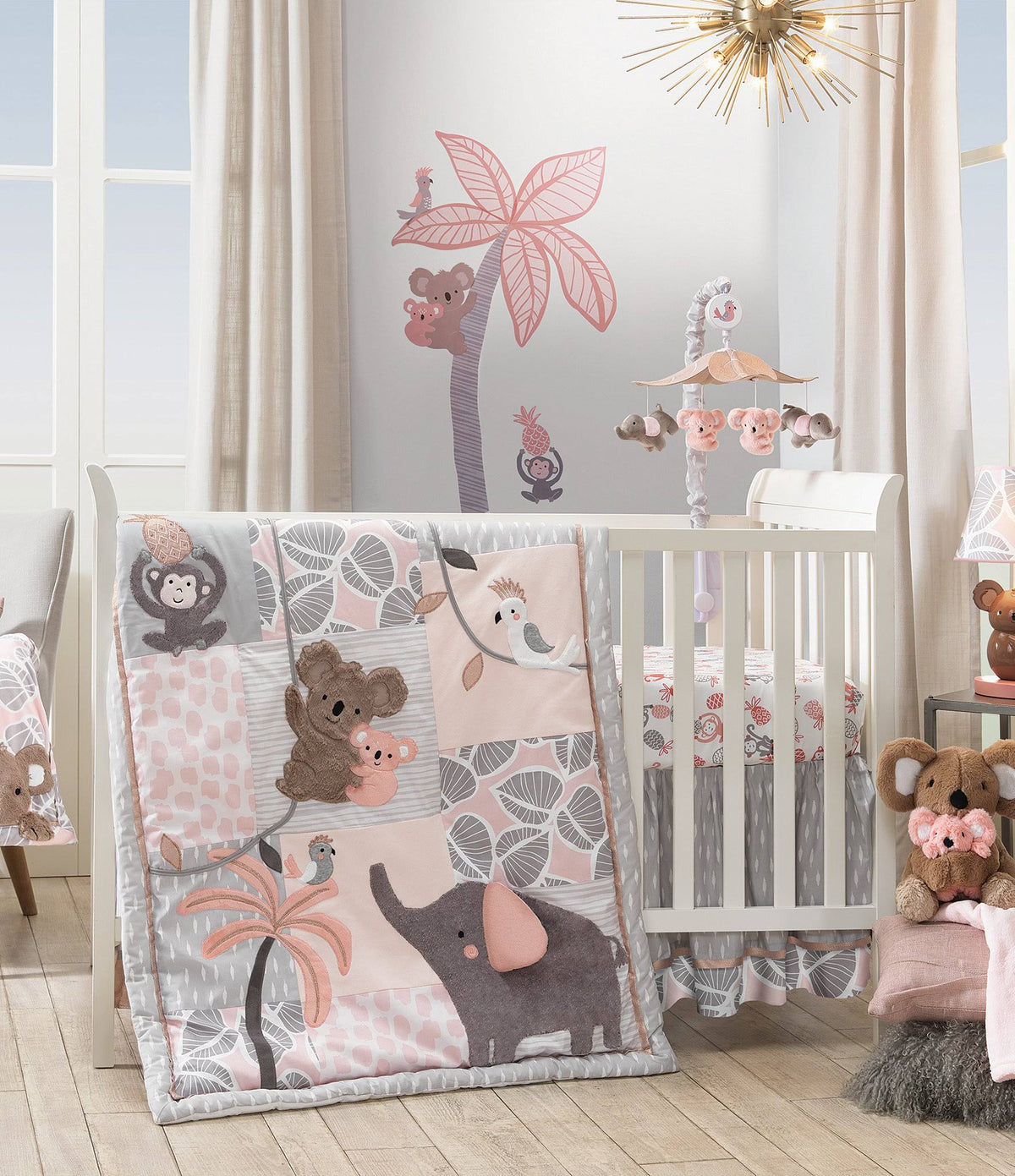 4-Piece Crib Bedding Set Q9207