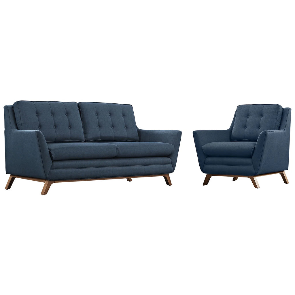 Azure Upholstered Fabric Set of 2 M3309