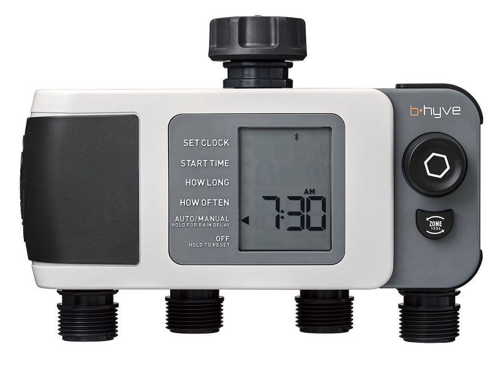 Smart 4-Outlet Hose Faucet Sprinkler Timer Q309