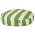 Sage Vertical Stripe Medium Round Pet Bed J156