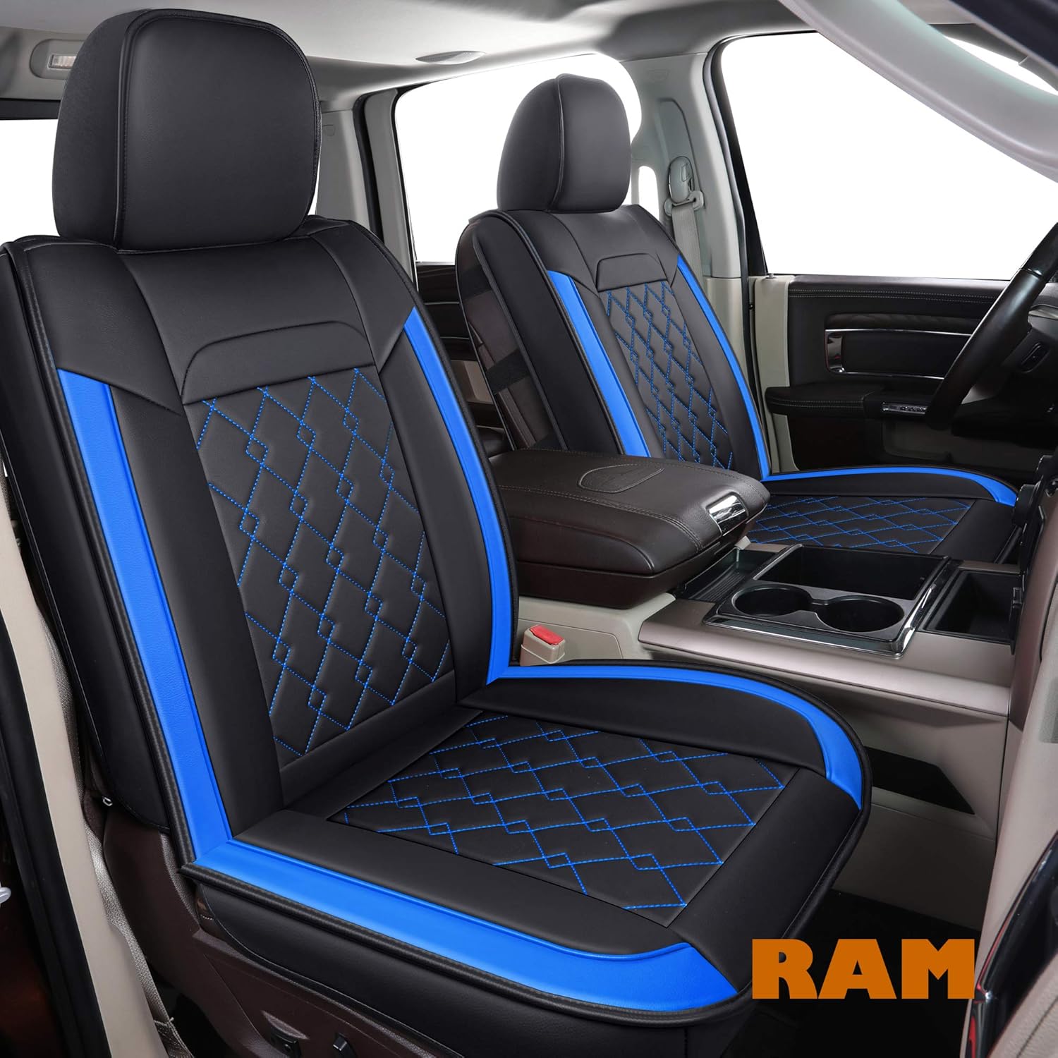 Ram Seat Covers with Center Console Cover (Black) R996339