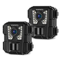 Mini Trail Camera 2 Pack 24MP 1080P HD Night Vision Motion Activated Game Camera Z270640