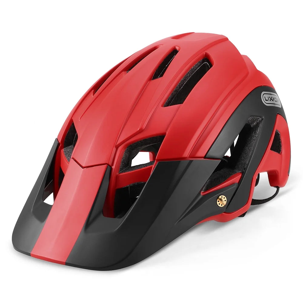 Lightweight Cycling Helmet with Detachable Visor, 16 Vents P323