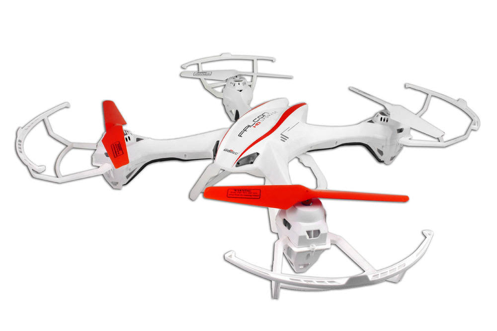 White 4-Channel 6 Axis UFO Drone RC Quadcopter with HD Camera J672440