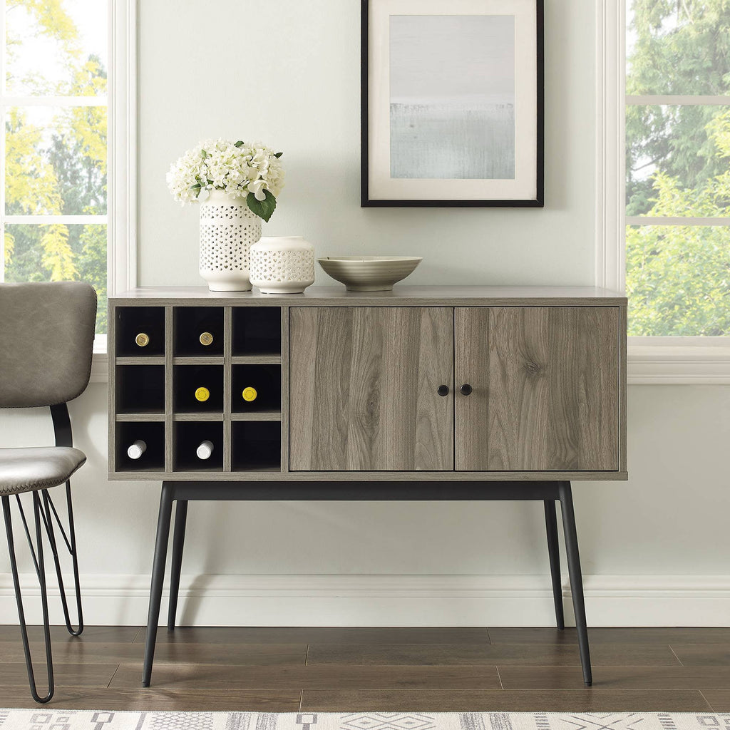 Slate Gray Bar Cabinet W976657
