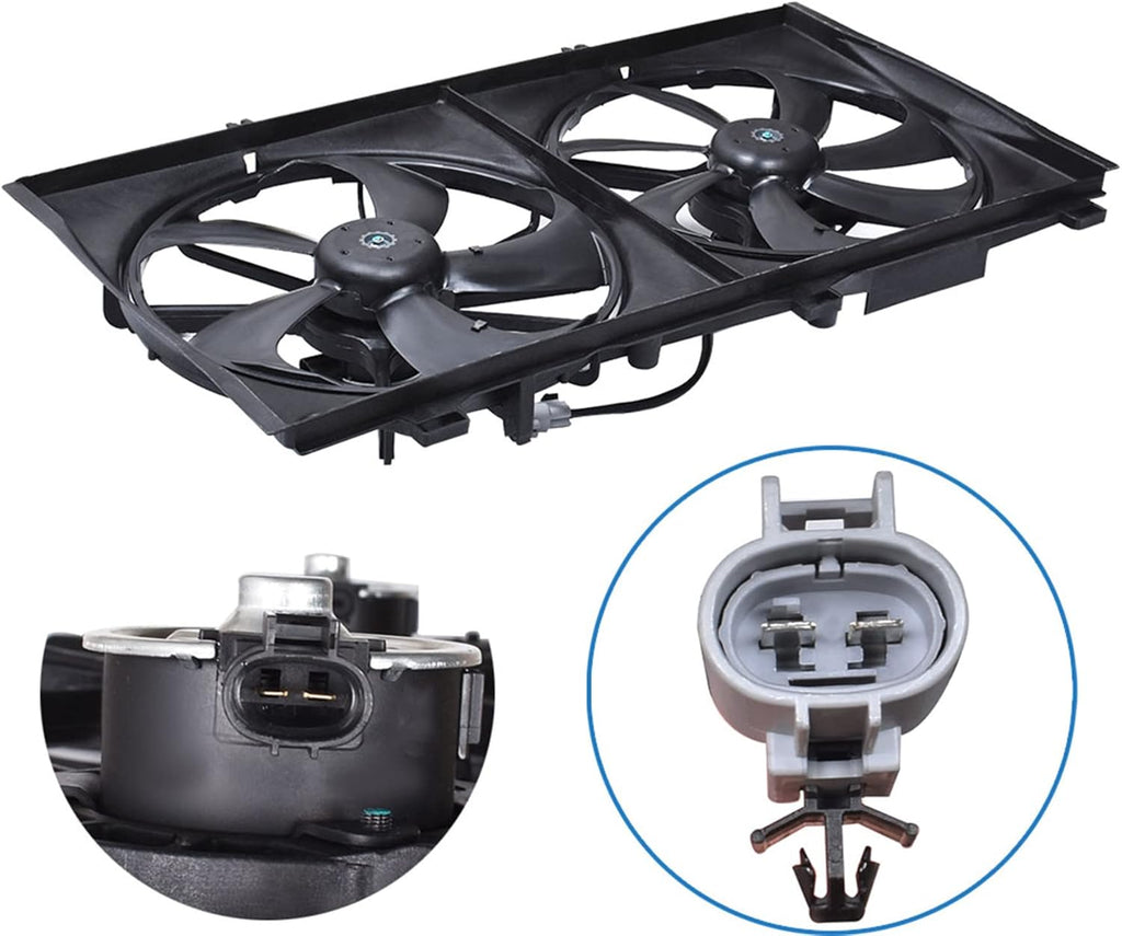 Radiator Cooling Fan with Motor Pack of 2 T8105