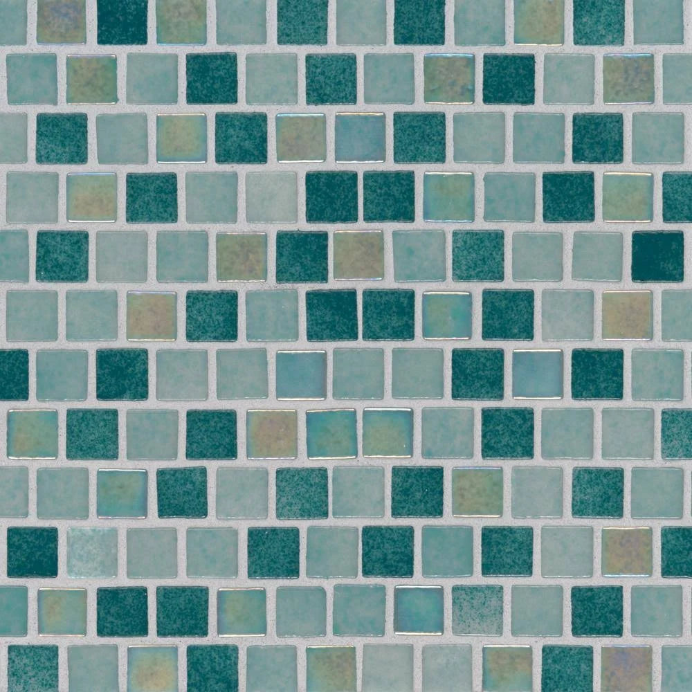 11.81 in. x 11.81 in. x 4mm Glass Mesh-Mounted Mosaic Tile M782