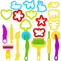 Christmas 20pc Playdough Tools Set U9827