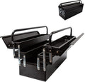 20-Inch Portable 5-Tray Cantilever Metal Tool Box Steel Tool Chest Cabinet M114