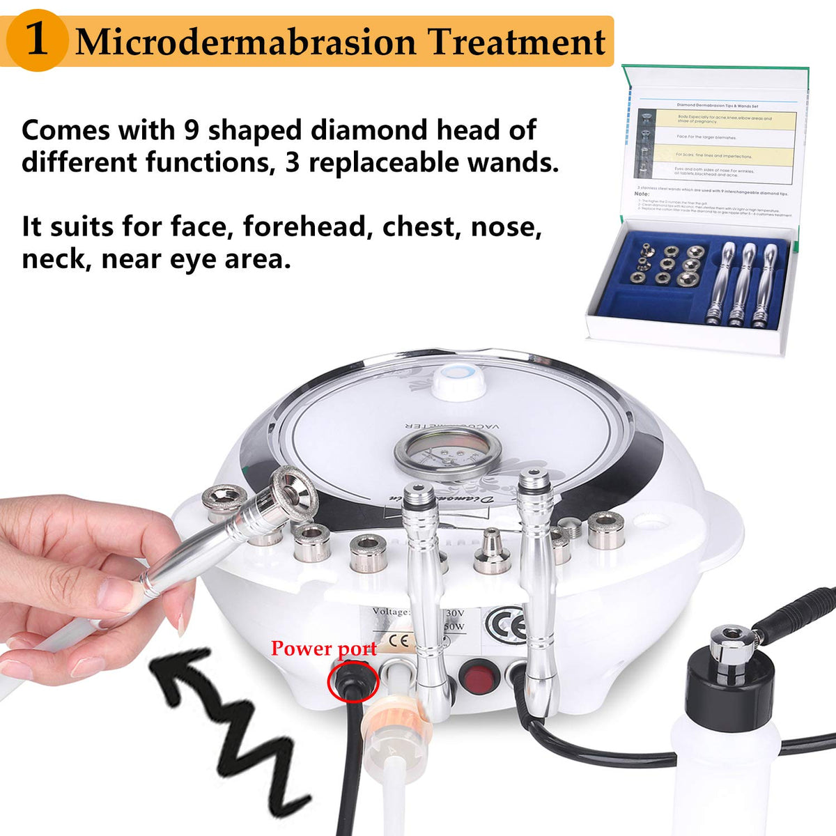 3-in-1 Diamond Facial Machine K9291