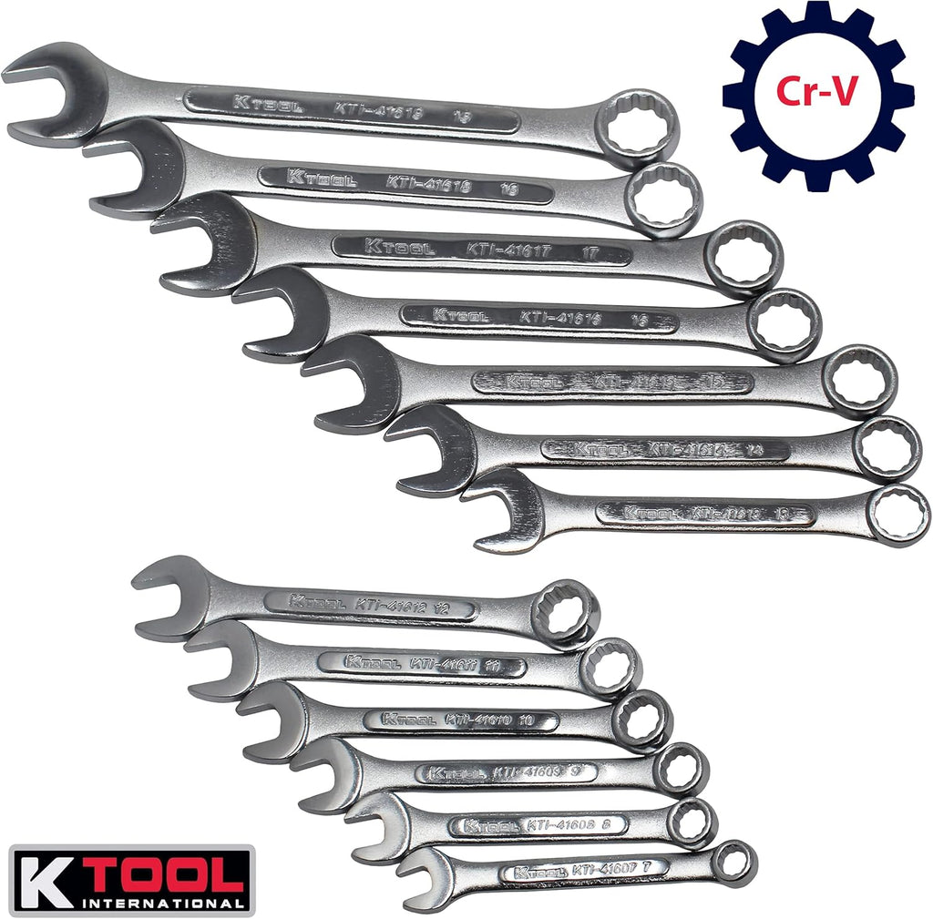 13-Piece Drop Forged Steel Combination Wrench Set N271518
