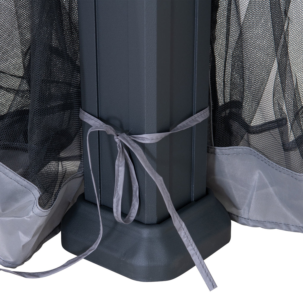 Solar Powered Hardtop Gazebo M6453
