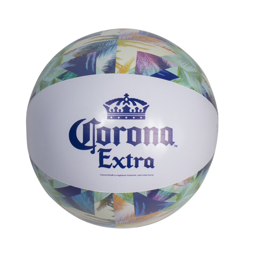 20" Tropical Blue and Green Inflatable Beach Ball B576