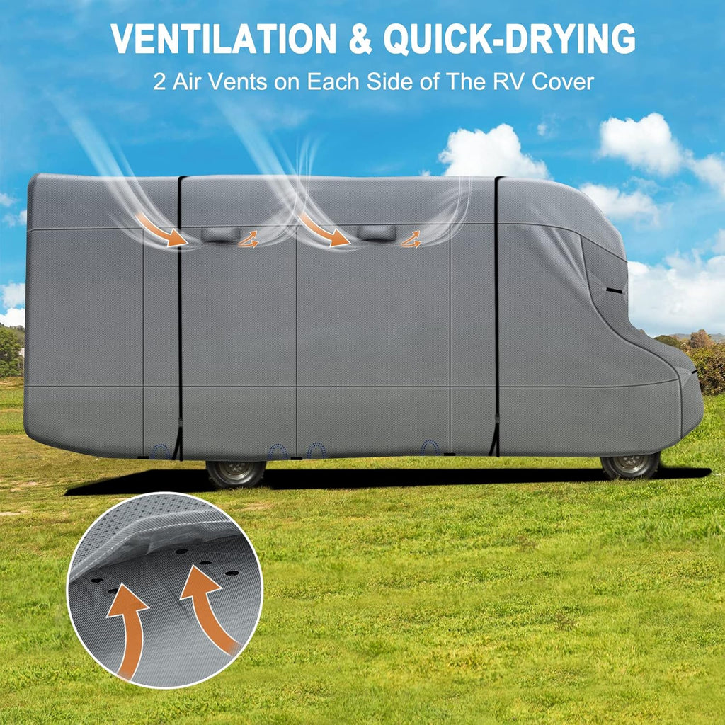 RV Cover for 26’-29’ Motorhome, Anti-UV Rip-Stop G2096