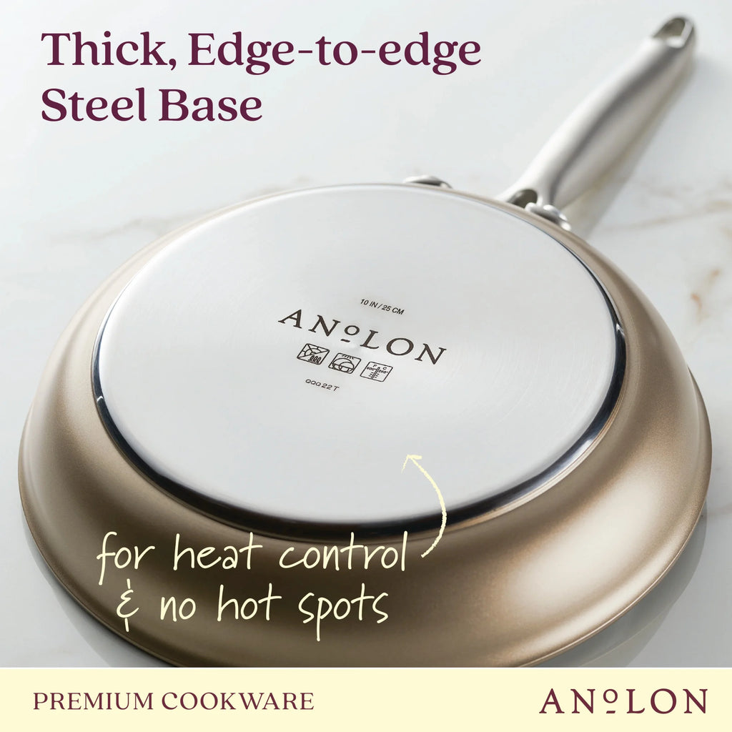 10 Piece Hard Anodized Nonstick Cookware Set P407208