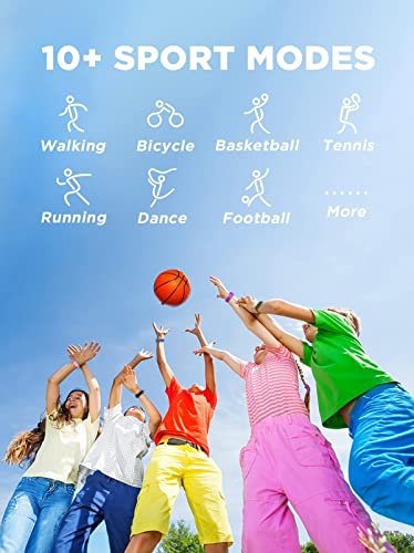 Blue Kids Fitness Tracker Watch, IP68 Waterproof O8090