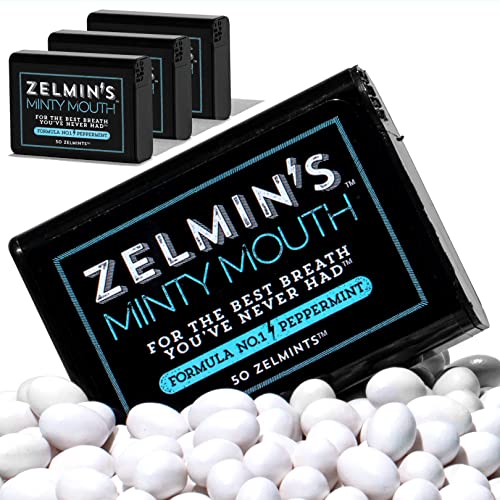 Minty Mouth Breath Freshener (3 Pack) Bad Breath Pills L448