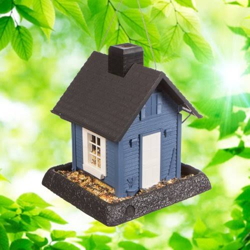 Blue Cottage Birdfeeder L4728