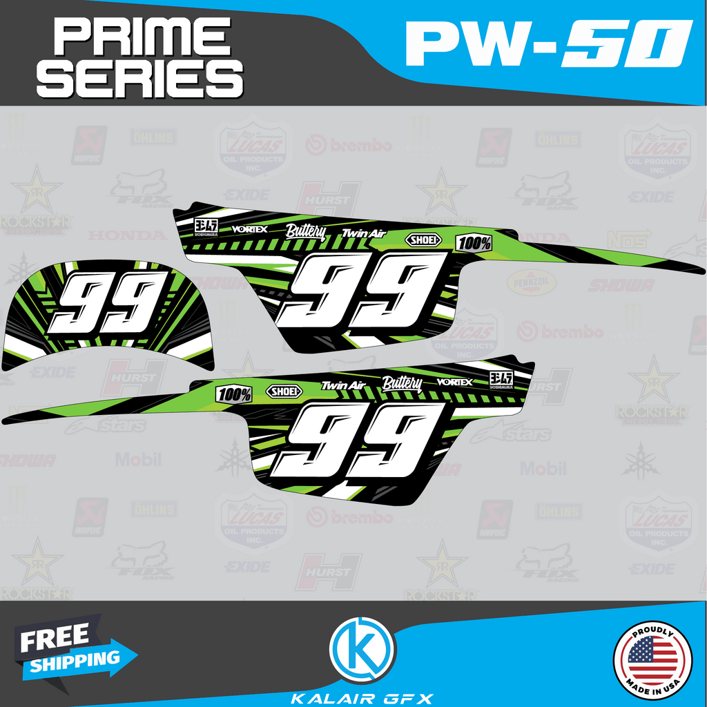 GFX Graphics Kit for Yamaha PW50 H580