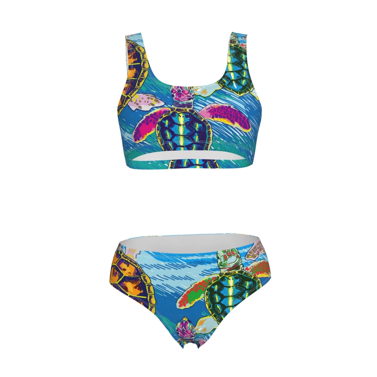 High Waisted Two Piece Swimsuit Bikini T832762