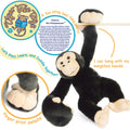 14 Inch Hanging Monkey Chimp Stuffed Animal Plush Ape E140