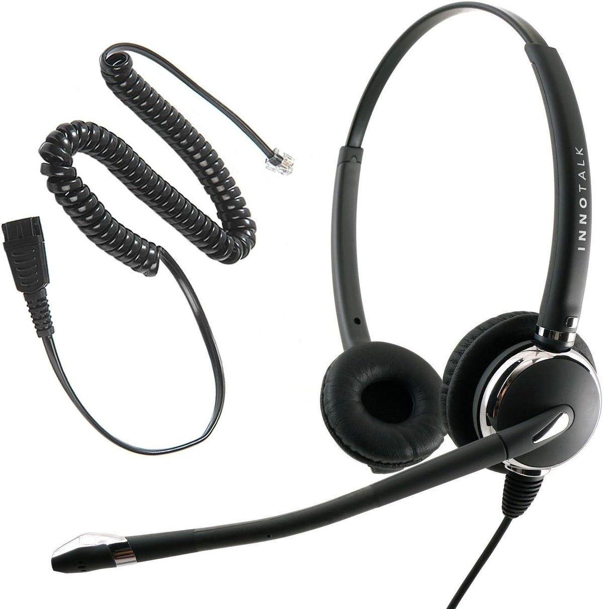 Noise Cancelling Binaural Headset with Quick Disconnect Cord Q16038