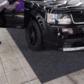 Garage Floor Mats 7.56FT x 6.56FT Absorbent Waterproof Washable K2315