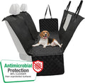 Heavy Duty Dog Hammock Bench Seat Cover with See-Thru Mesh Window G1112