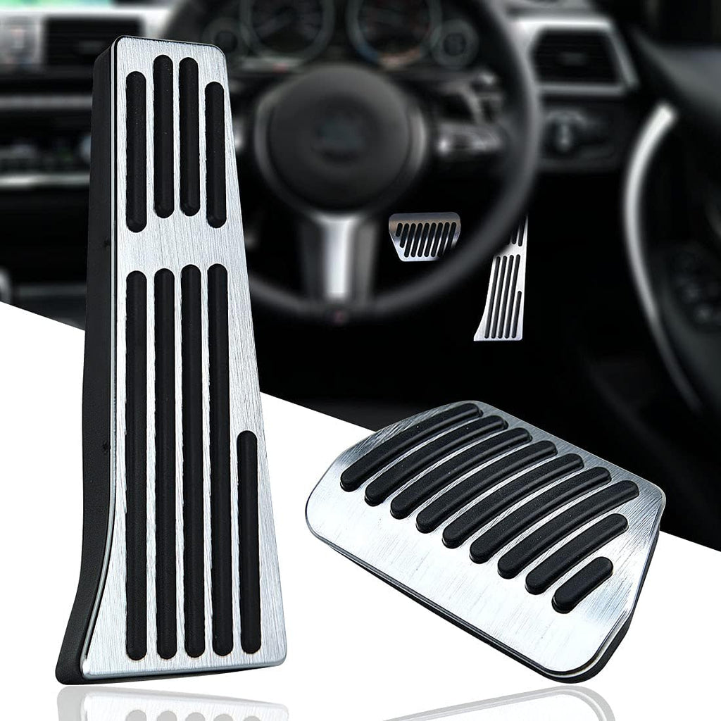 Aluminum Gas Brake Pedal Covers, 2Pcs T30753