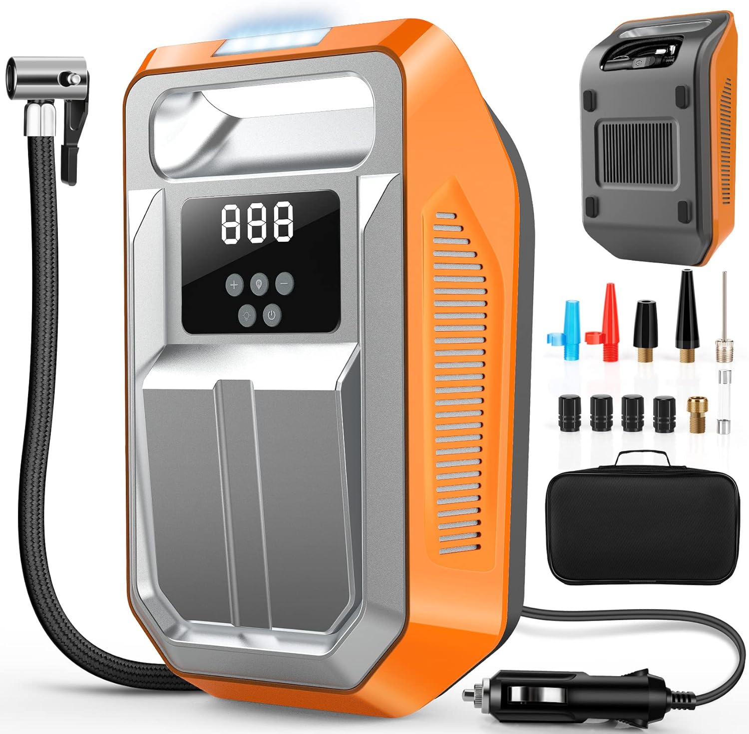 Tire Inflator Portable Air Compressor 12V DC Car Air Pump with Digital Display Y961