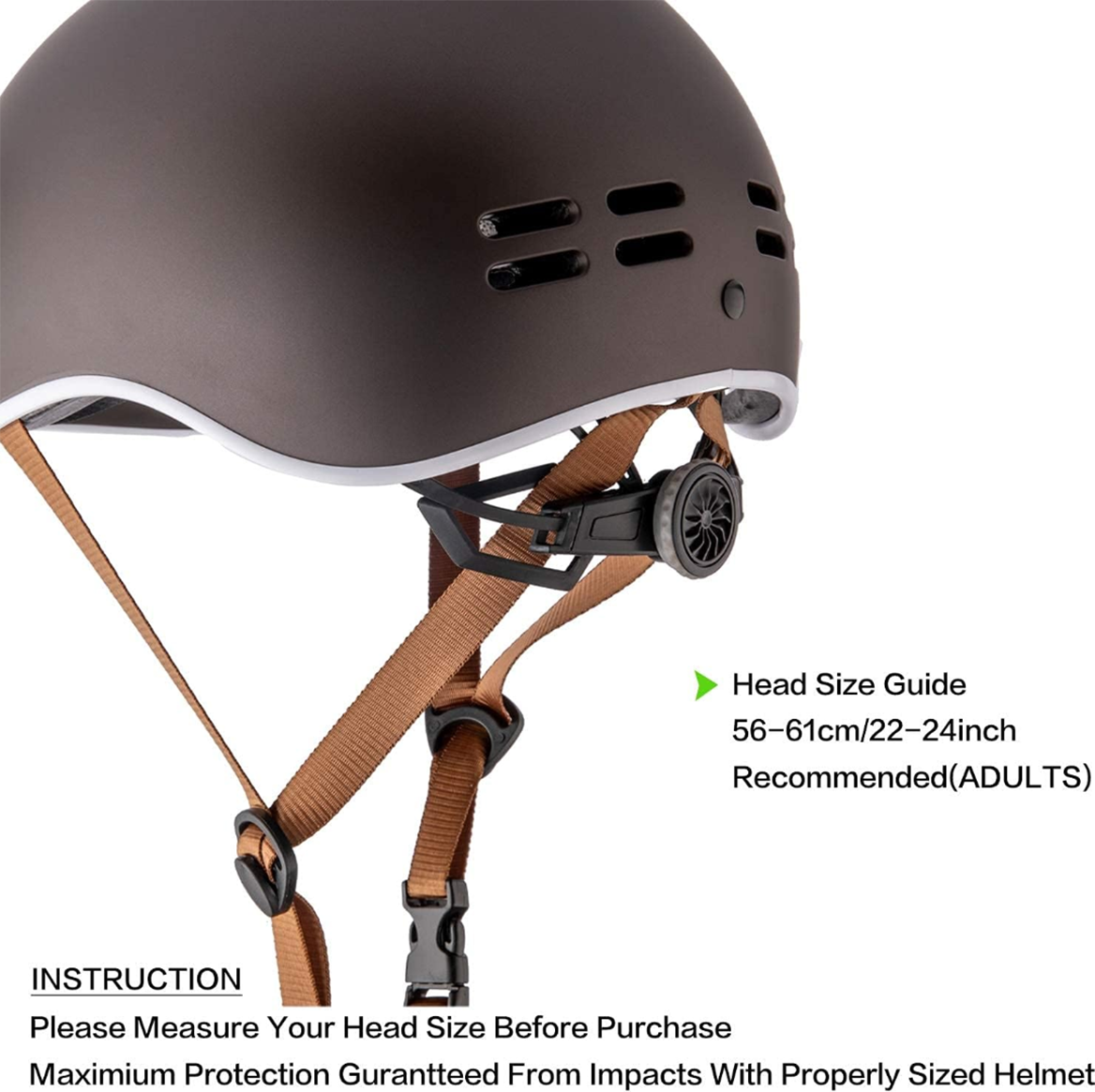 Rose Gold Adjustable Road Bike Helmet W6437