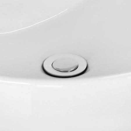 Oval Undermount Sink Set in White Q498176