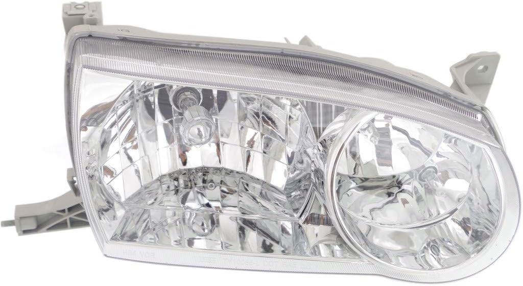 Passenger Side Headlight for Toyota Corolla 2001 2002 Pack of 2 G7508