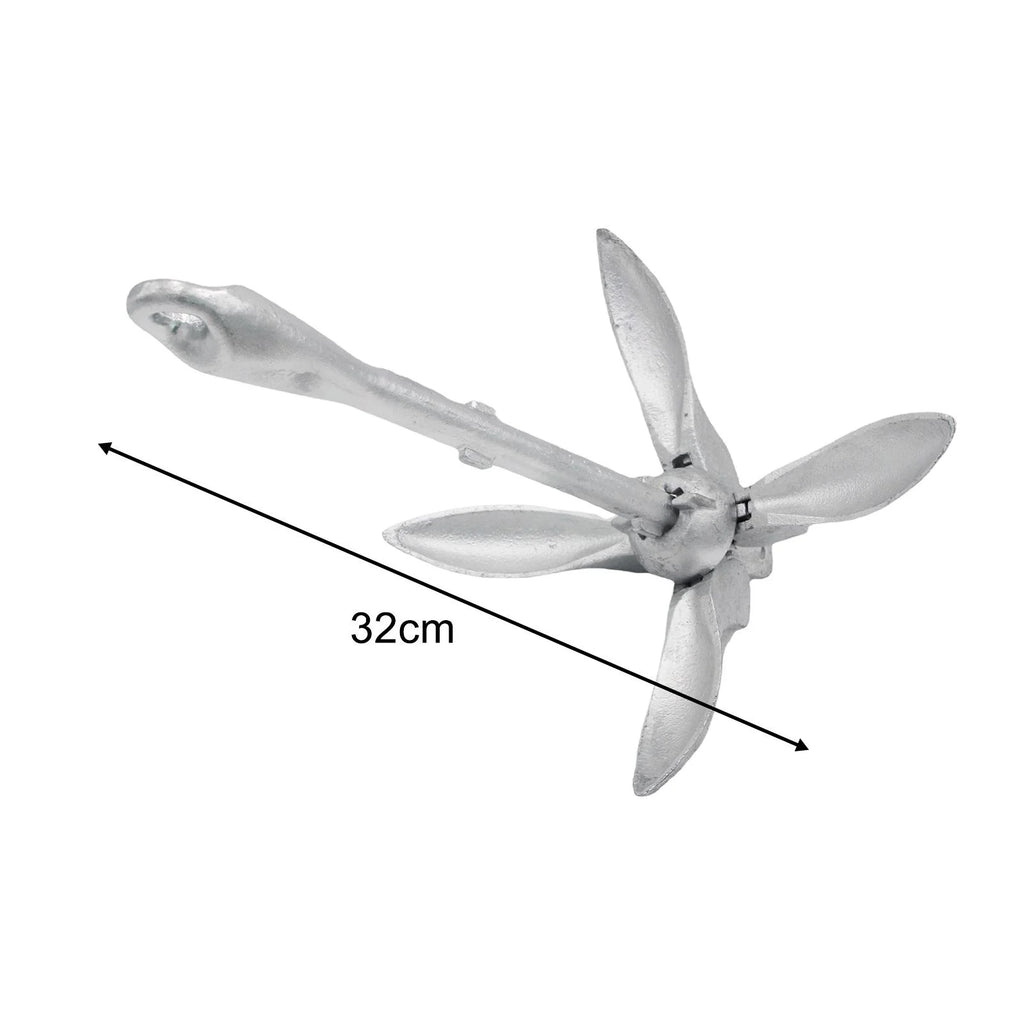 Carbon Steel Grapnel Boat Anchor 1.5KG T67858