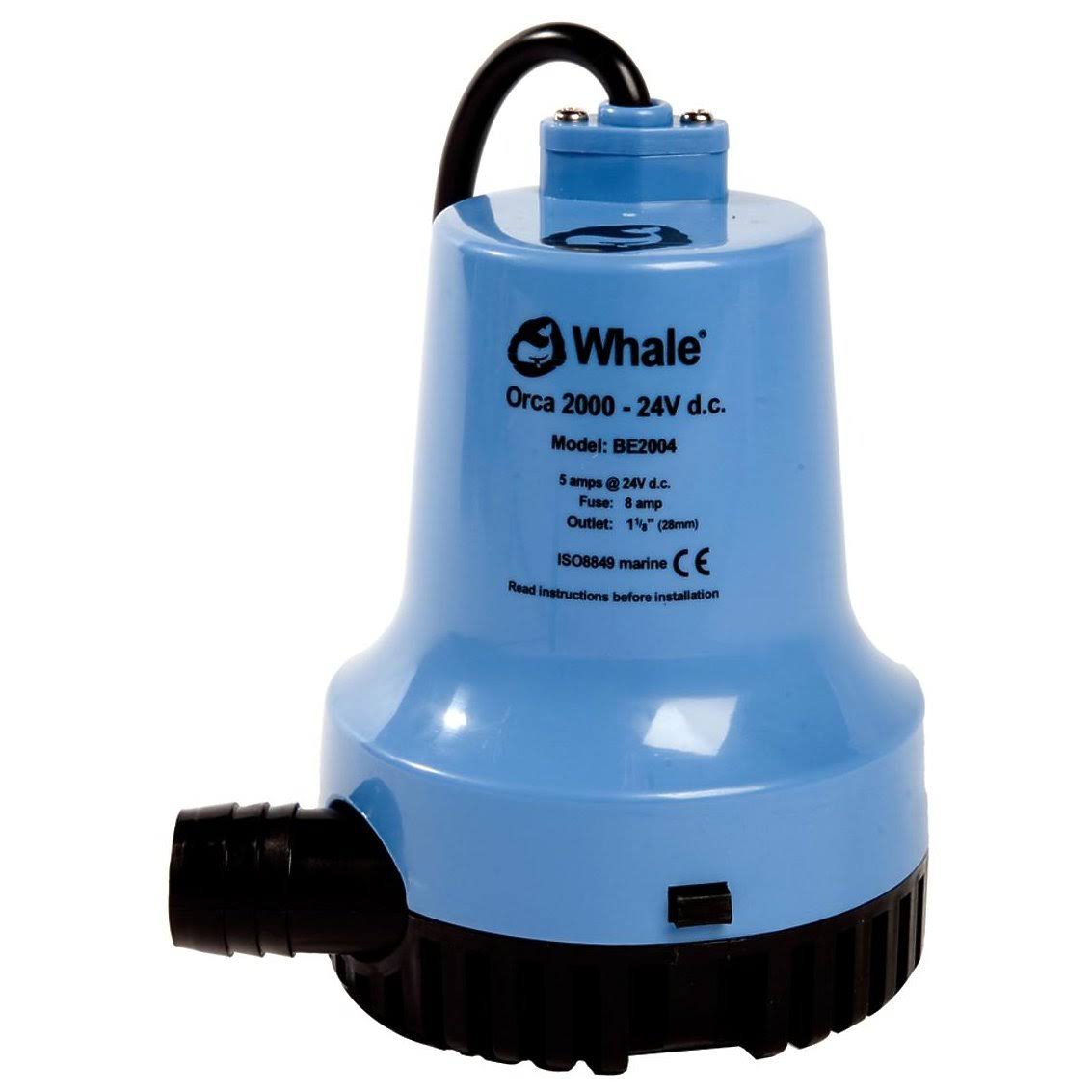 12V 2000 GPH Submersible Bilge Pump E65026