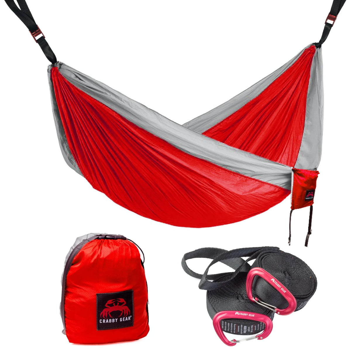 Red Nylon Double Hammock Q905146