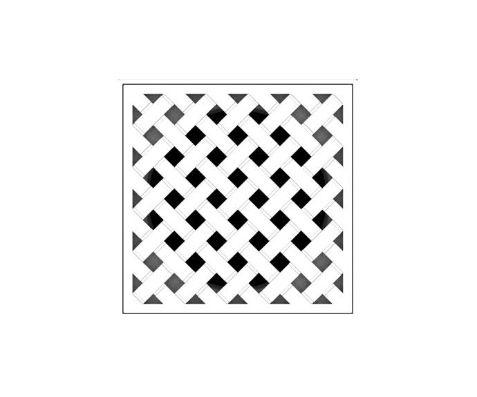 45 Weave Shower Drain Grid V496463