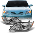 Chrome Clear Projector Headlights Pair Set Q279