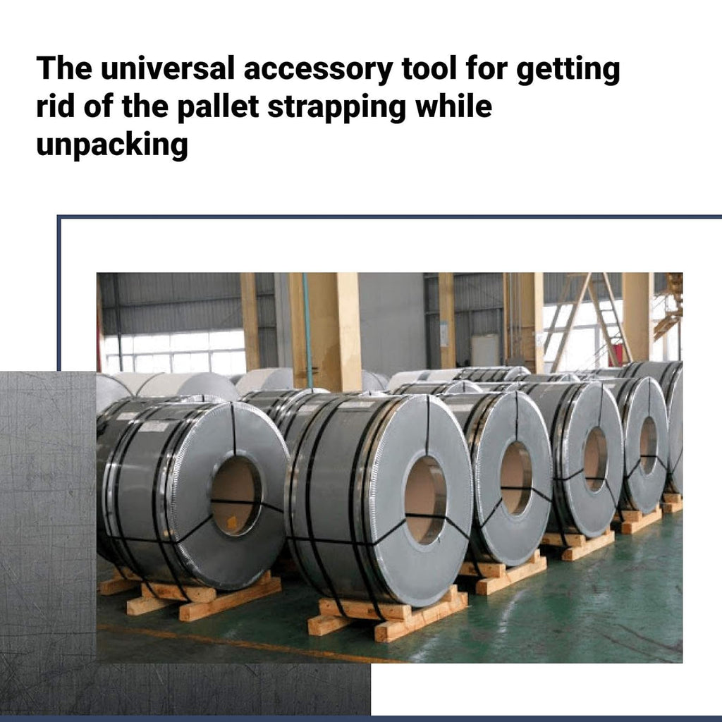 Strapping Cutter for Steel, PET, PP Banding, Carbon Steel Drop Forged, PVC Grips, Pack of 2 P9964
