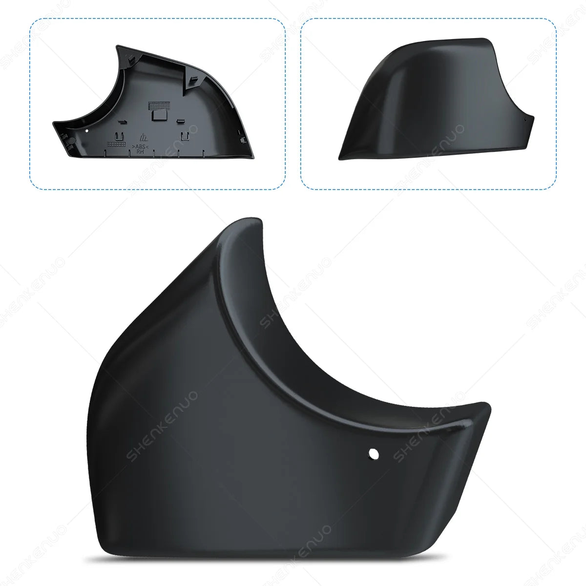 Black Driver Side Door Wing Mirror Cover Lower Holder W955