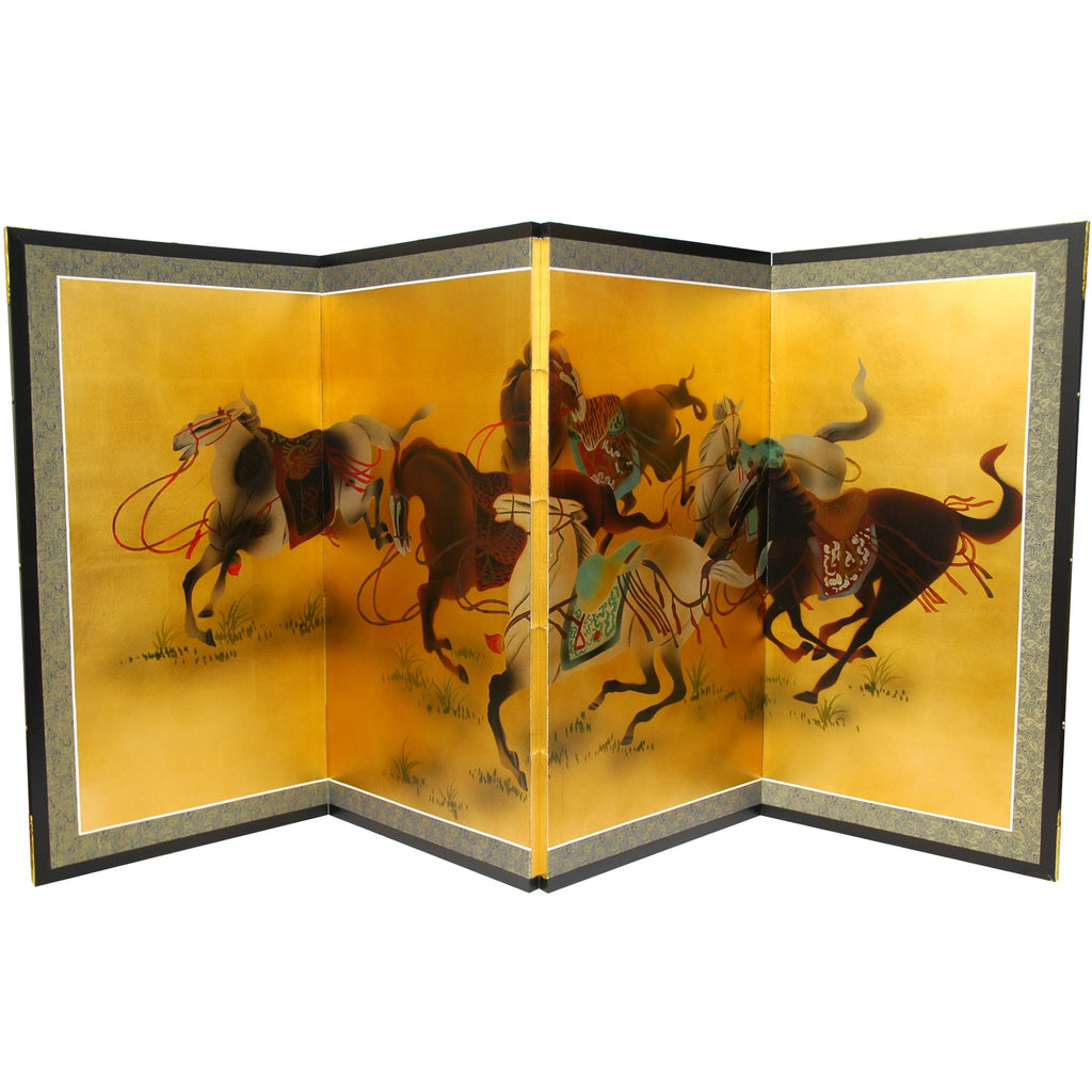 36x22 Riders in The Storm on Gold Leaf G24950
