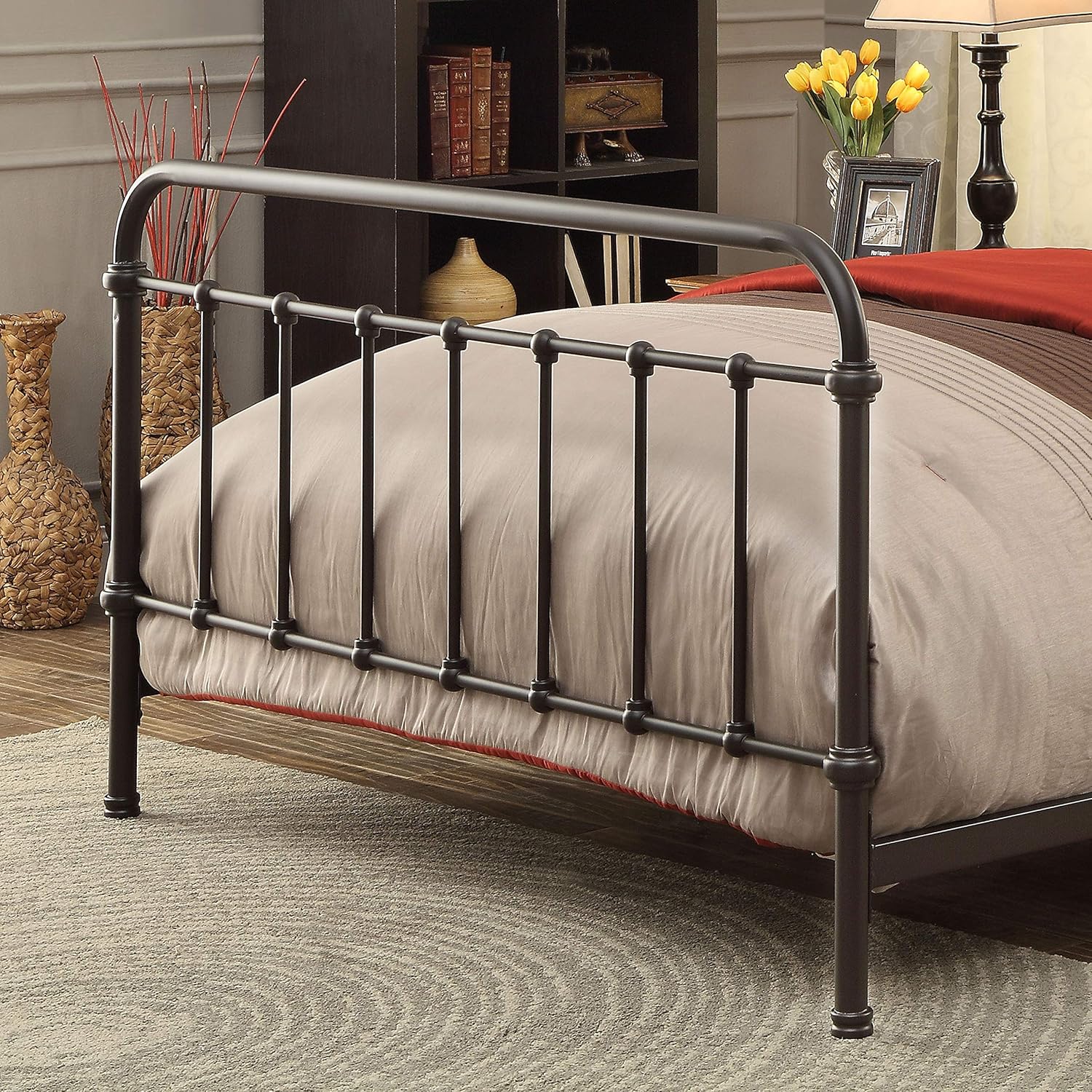 Dark Bronze Eastern King Bed O3721