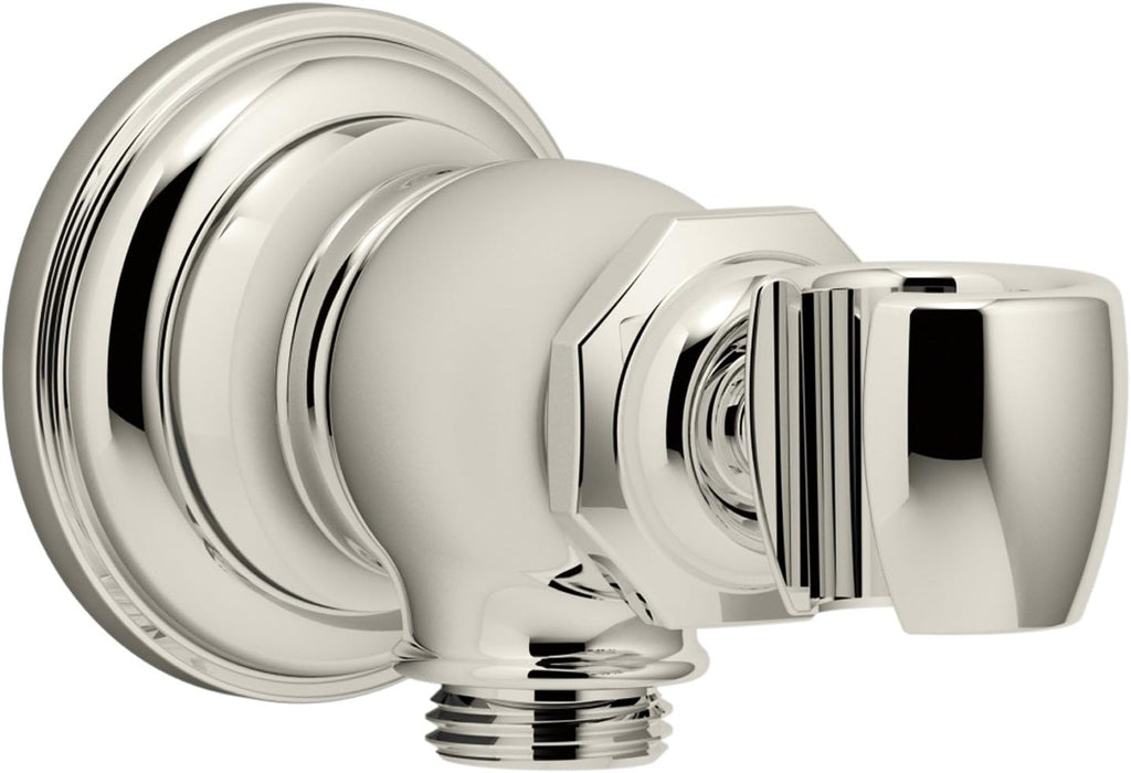 Vibrant Brushed Bronze Wall-mount Handshower Holder and Supply Elbow Q1751
