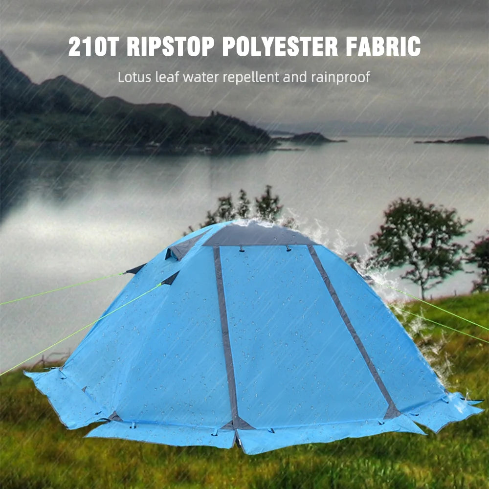 2 Person Aluminum Pole Snow Skirt Tent F813