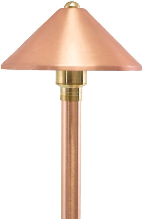 Black Brass Path Light with LED Bulb W295555
